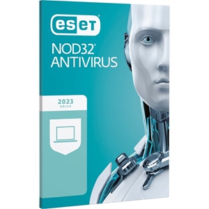 Obrázek ESET NOD32 Antivirus; obnovení licence ve zdravotnictví; počet licencí 2; platnost 1 rok